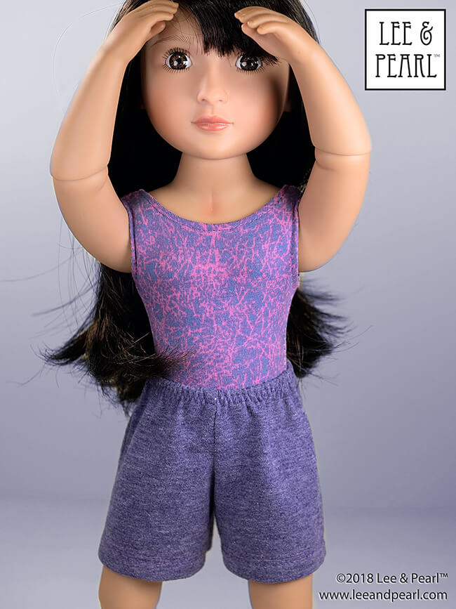 COMING SOON! Pearls by Lee & Pearl™ Pattern 101: Gym Shorts for 18 inch, 16 inch and 14 1/2 inch dolls. This pattern will be the first in a whole new line from Lee & Pearl. Pearls are patterns for people who want to learn new sewing and craft skills — just one at a time, on a limited project, and with a well-designed, nicely-made garment or accessory as a reward after each lesson. Look for this first "Pearl" in the Lee & Pearl Etsy shop, COMING SOON!