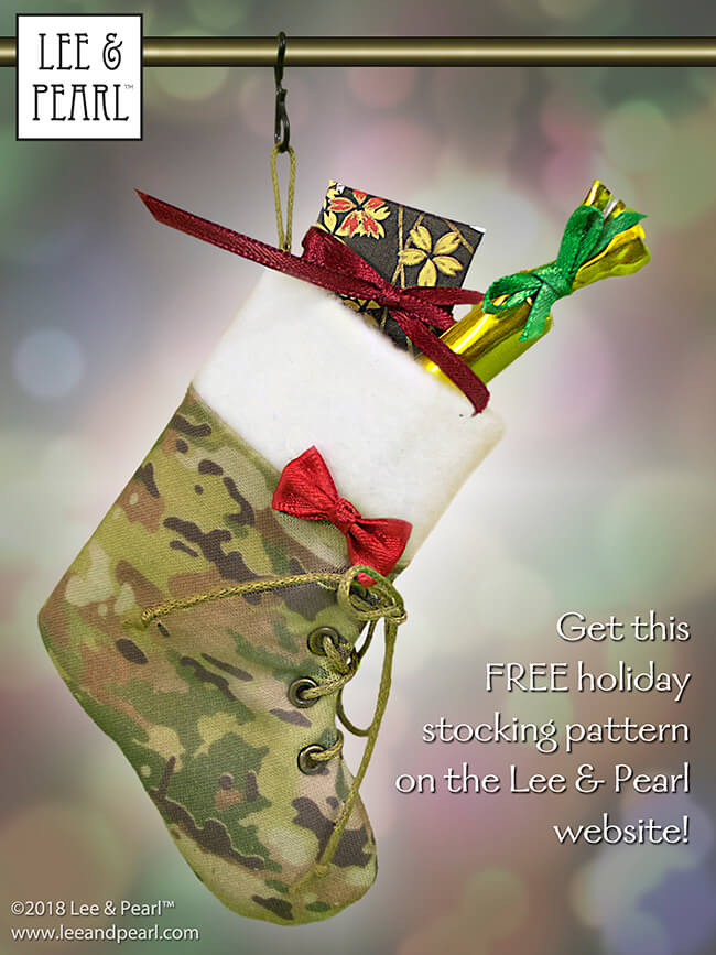 All this week, we have showcased last minute gift ideas for 18 inch doll lovers in Lee & Pearl newsletters. Today, we have doll GIFTS FOR YOU. Please download and enjoy our FREE contemporary Christmas card printable, FREE vintage Christmas card printable, FREE Holiday Stocking pattern and FREE Knitted Slipper pattern for dolls. Happy Holidays and Merry Christmas from Lee & Pearl!