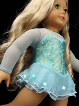 Lee & Pearl Pattern 1055: Skating Dresses for 18 Inch Dolls