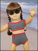 Are you SEW ready for summer? The skies are blue, the breezes are balmy and the promise of long summer days has become tantalizingly real. It's time to get your summer doll sewing plans in order with these great patterns for dresses, tops, shorts, hats and SWIMSUITS from Lee & Pearl. Check out our summer idea book for 18 inch American Girl® dolls — and 16 inch A Girl for All Time® and 14 1/2 inch WellieWishers® and similar dolls, as well!