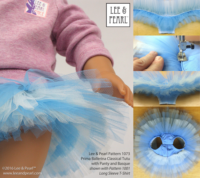 Make amazing GIFTS with the Lee & Pearl Ballet Performance Bundle for 18 Inch (American Girl) dolls. This bundle includes both our Prima Ballerina strapless bodice and Classical tutu pattern and our Corps de Ballet scoop neck bodice and Romantic tutu pattern, for ultimate mix-and-match flexibility. Find this unique pattern bundle in the Lee & Pearl Etsy store.