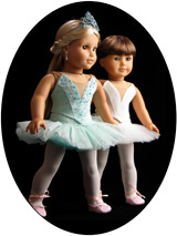 Lee & Pearl Pattern 1073: Prima Ballerina Strapless Bodice and Classical Tutu with Basque and Panty for 18 Inch Dolls