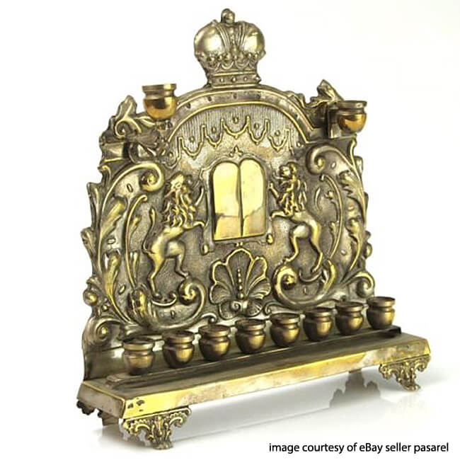 Circa 1900 Polish Menorah