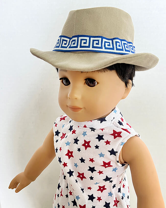 Look Who’s Making … Lee & Pearl Pattern 2023: The Fedora Hat for Dolls! We’re so excited about all the wonderful hats our friends are making for their dolls using this pattern — our current exclusive pattern for L&P mailing list subscribers. Want your own copy of this unique, versatile pattern? Join the Lee & Pearl mailing list at www.leeandpearl.com to get Pattern 2023 as our FREE gift!