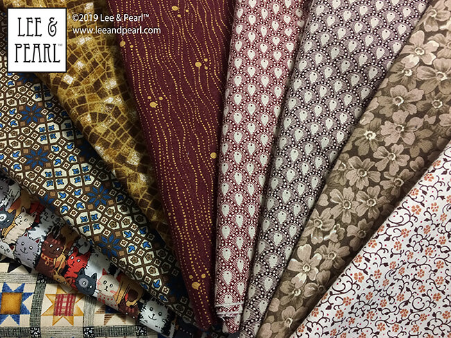 SET YOUR CLOCKS! The 2019 edition of the Lee & Pearl Mystery Bag Sale will go live in our Etsy store at 1PM (EST) on Friday, December 6. Our fabric Mystery Bag sales are always sell-out events, and this year the materials we have to share eclipse all previous offerings. Check out our newsletter photos of a few of the fabrics we’ll be generously stuffing into Priority Mail bags, then make sure you’re in our Etsy shop at 1PM (EST) on Friday to get yourself your own mystery sewing present!