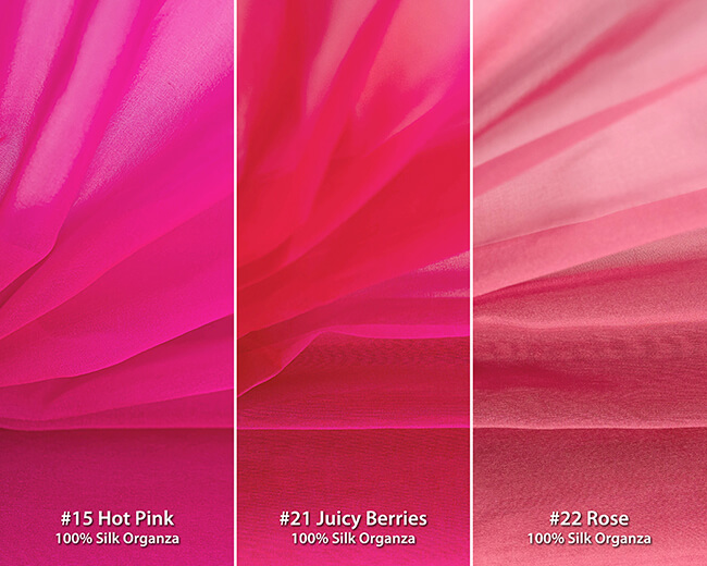 It's almost Valentine's Day and Lee & Pearl are celebrating with a SALE on all our In the Pink 100% silk organzas. Enjoy 20% off all week long through Valentine’s Day 2020 on In the Pink curated kits and by-the-yard silk organza listings, starting now!