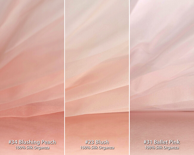 Browse over 100 beautiful colors of 100% SILK ORGANZA fabric from Lee & Pearl — cut-to-order at close-to-wholesale prices! We've completed the sales prep for all 100-plus bolts of shimmering silk organza from our recent estate purchase of traditional Korean fabrics, and we're thrilled to announce that both pre-cut kits and by-the-yard listings are now LIVE in the Fabric & Trim Kits section of the leeandpearl Etsy store. Enjoy!
