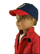 Lee & Pearl Pattern 1008: Classic Ball Cap and Big Fat Trucker Hat for 18 Inch Dolls