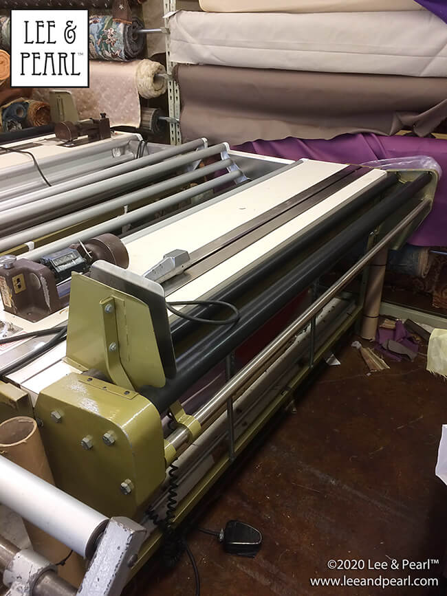 Fabric and pattern lovers, we've got great news for you. Click through to see some of the gorgeous materials — and the workroom machine — that we got at a recent liquidation sale in Dallas. And check out SNEAK PEEK 2 at our COMING VERY SOON new exclusive pattern for Lee & Pearl mailing list subscribers!