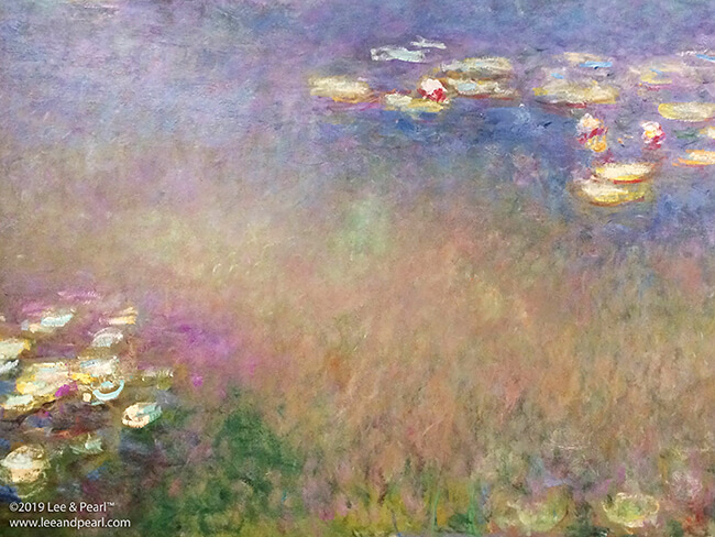 Lee & Pearl visit Monet: The Late Years at the Kimbell Art Museum in Fort Worth, Texas.