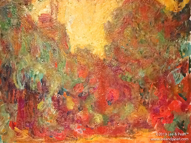 Lee & Pearl visit Monet: The Late Years at the Kimbell Art Museum in Fort Worth, Texas.