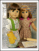 Lee & Pearl Pattern 1022: Cookie Time Apron, Pinafore and Oven Mitt for 18" Dolls