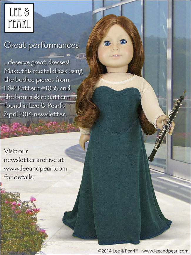Great Performances! Tweak the Pattern using Lee & Pearl Pattern 1055